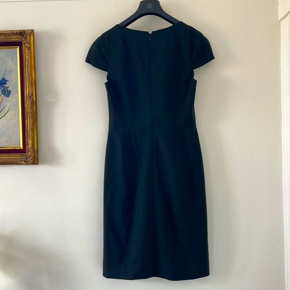 J.Crew Black Dress in Lightweight Italian Wool - Picture 4 of 5